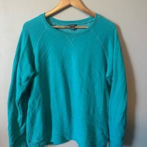 Eddie Bauer Turquoise Crewneck Top